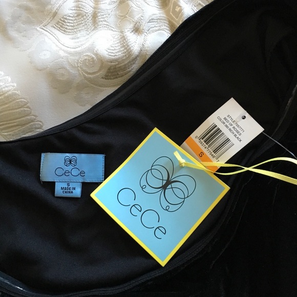 CeCe Cynthia Steffe One shoulder Velvet Dress - Picture 5 of 5